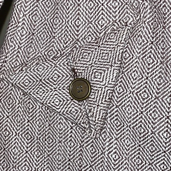 Anthropologie Tulle Coat Size L Lined ZipFront - Picture 5 of 14